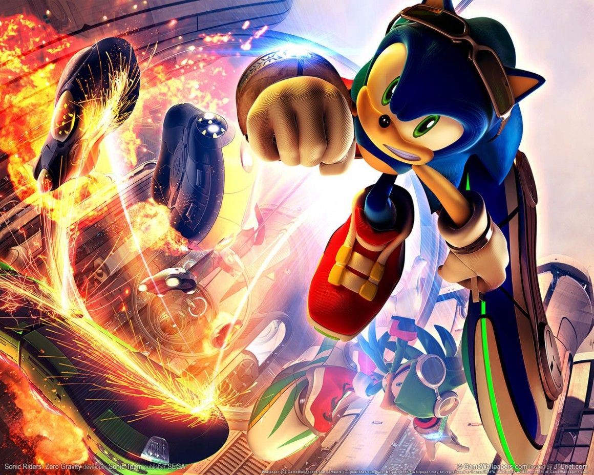Zero Gravity Showdown Sonic The Hedgehog Gaming Wallpaper