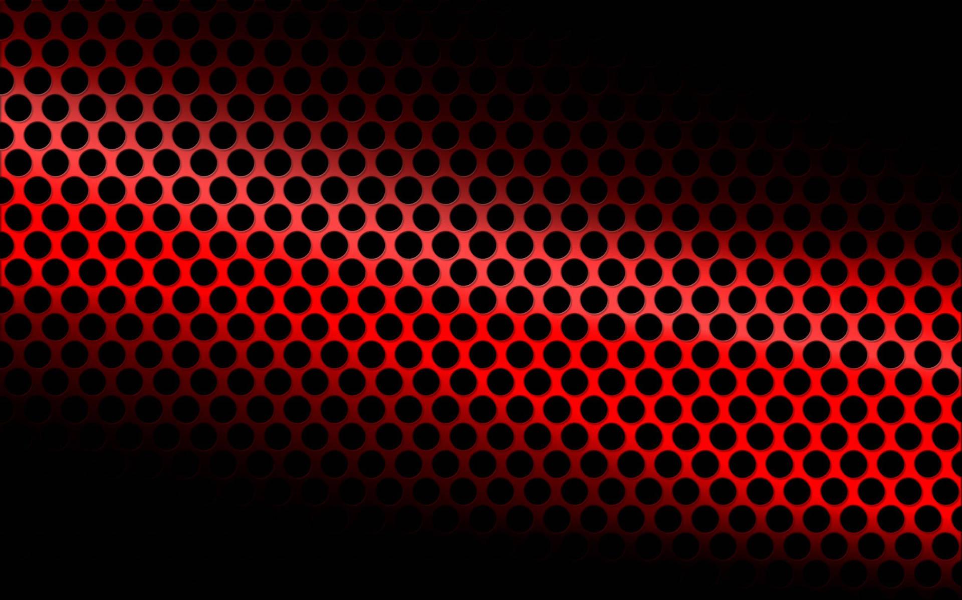 Cool Red Holed Steel Plate Wallpaper