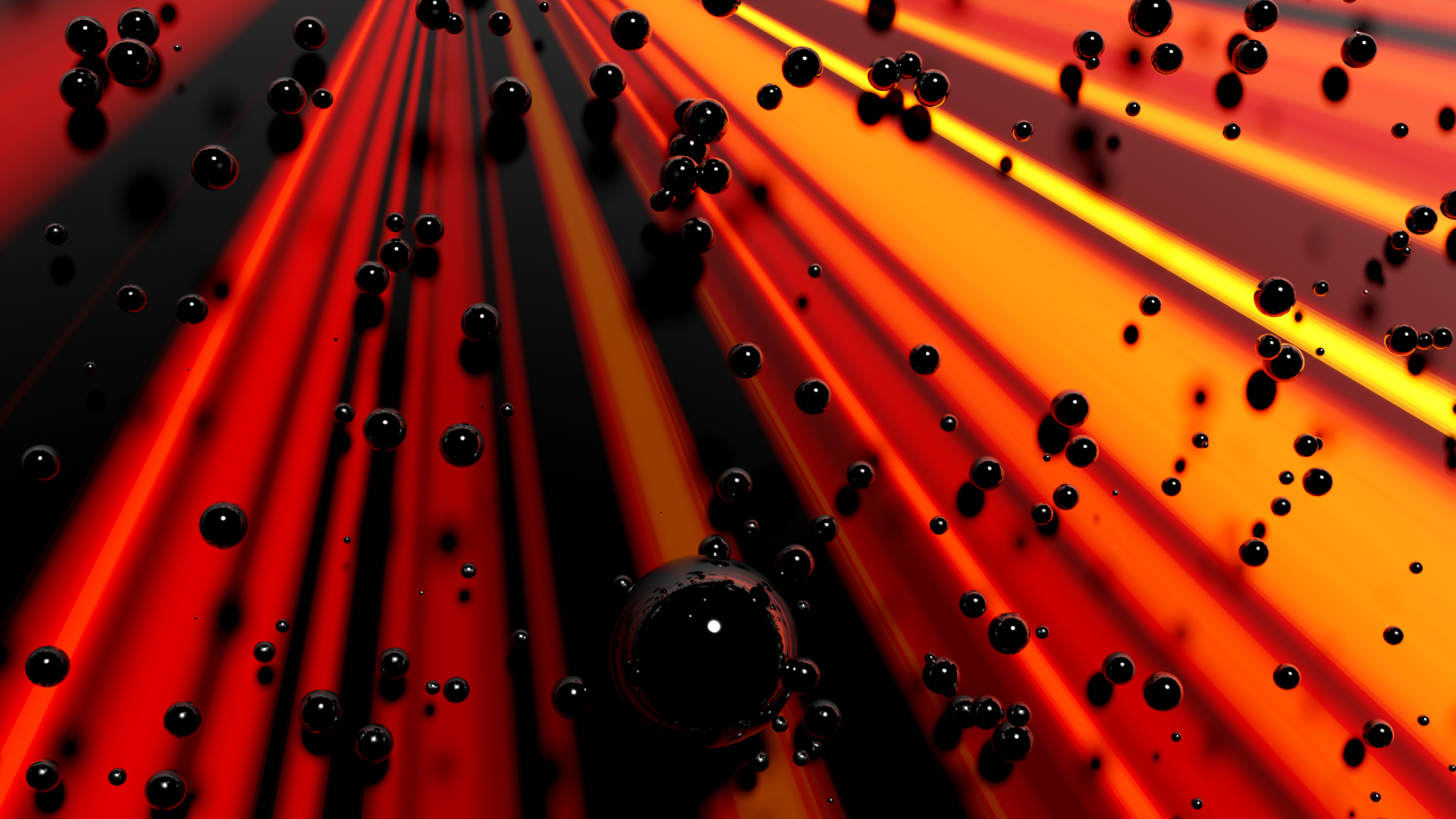 Bubbly Lines 1080p Laptop Full HD Wallpaper Abstract