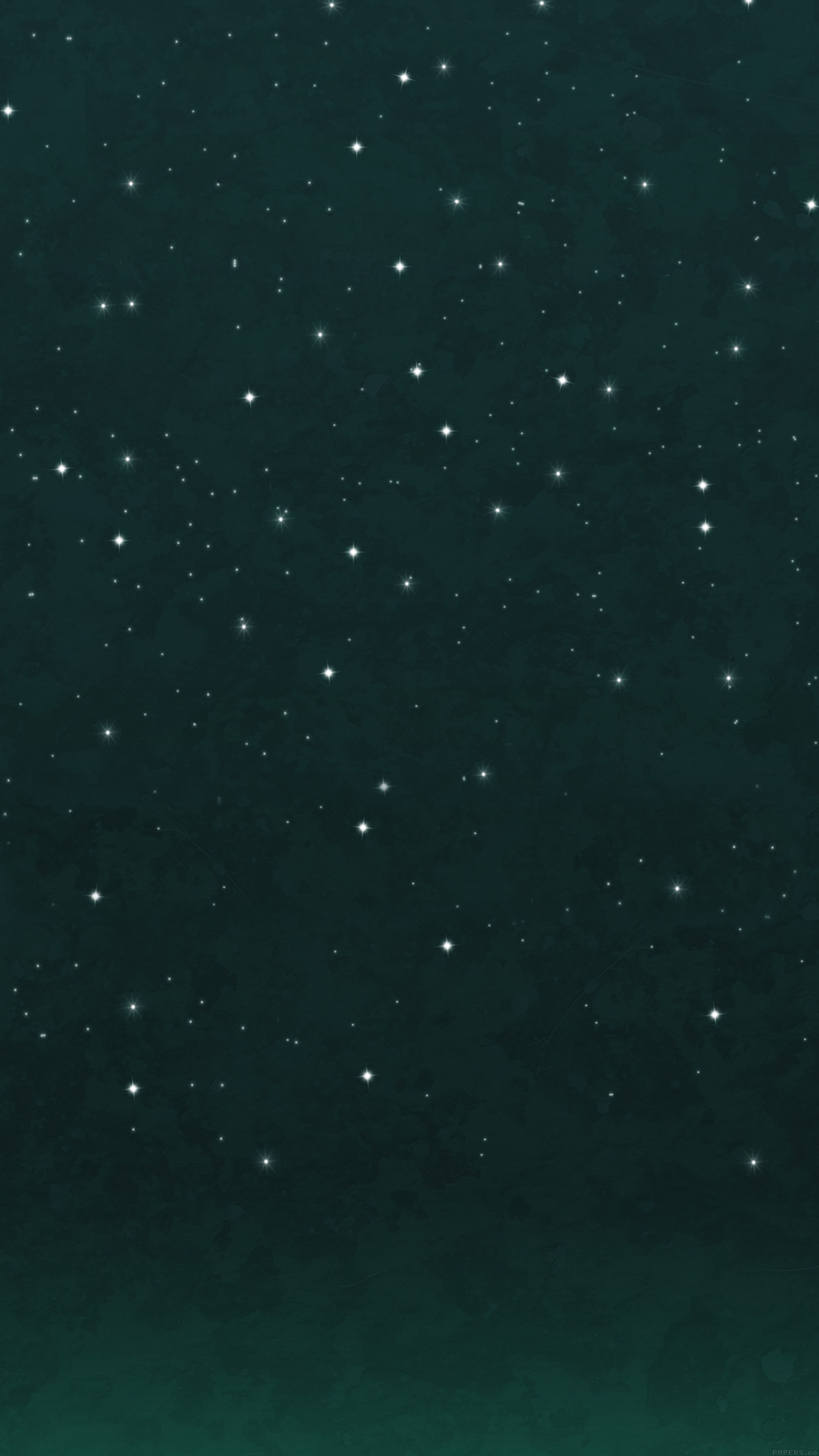 Stars Shining Green Night Space Art Android Wallpaper HD