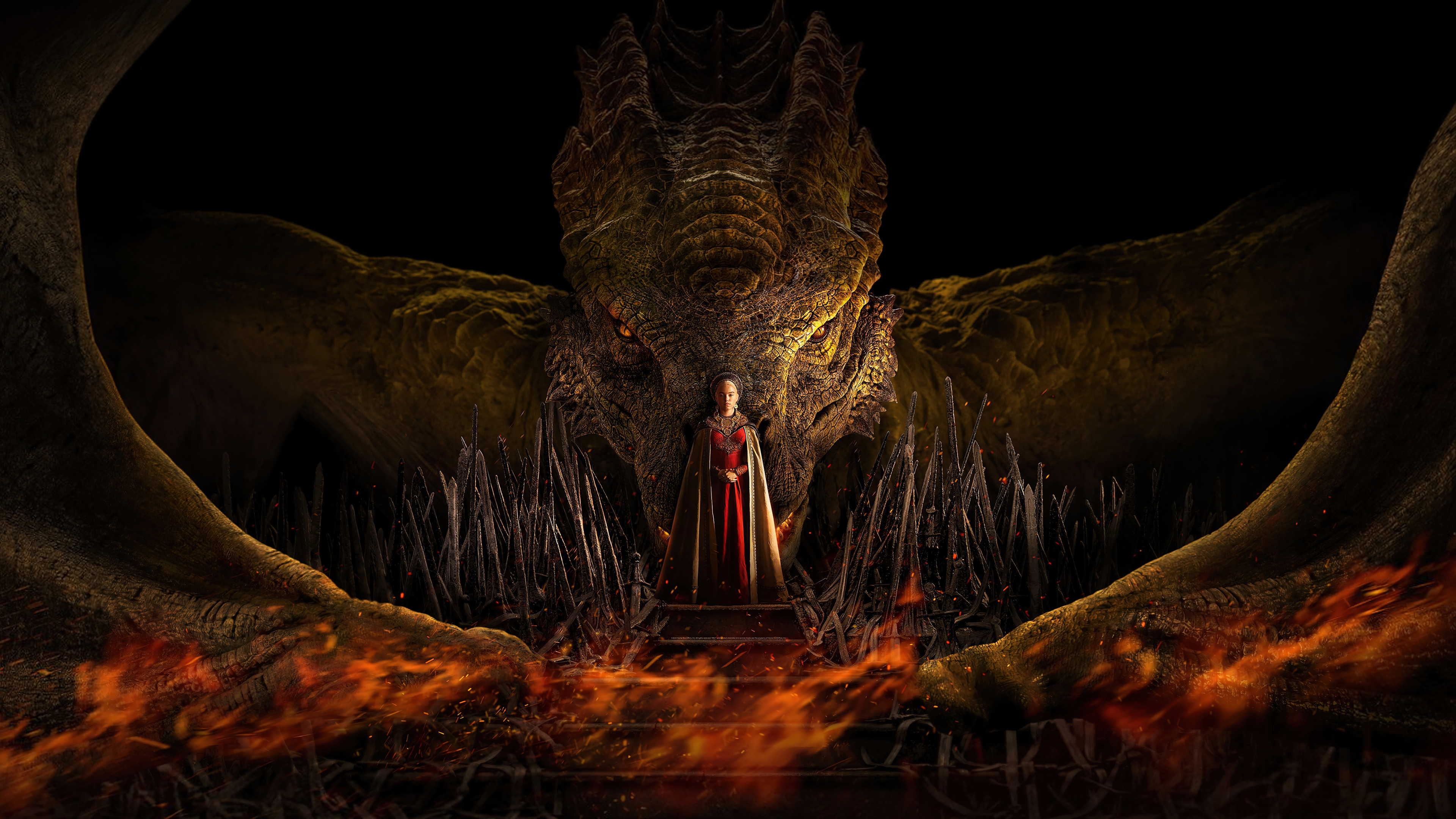 Young Rhaenyra Targaryen House Of The Dragon Wallpaper 4k HD Pc 9390g