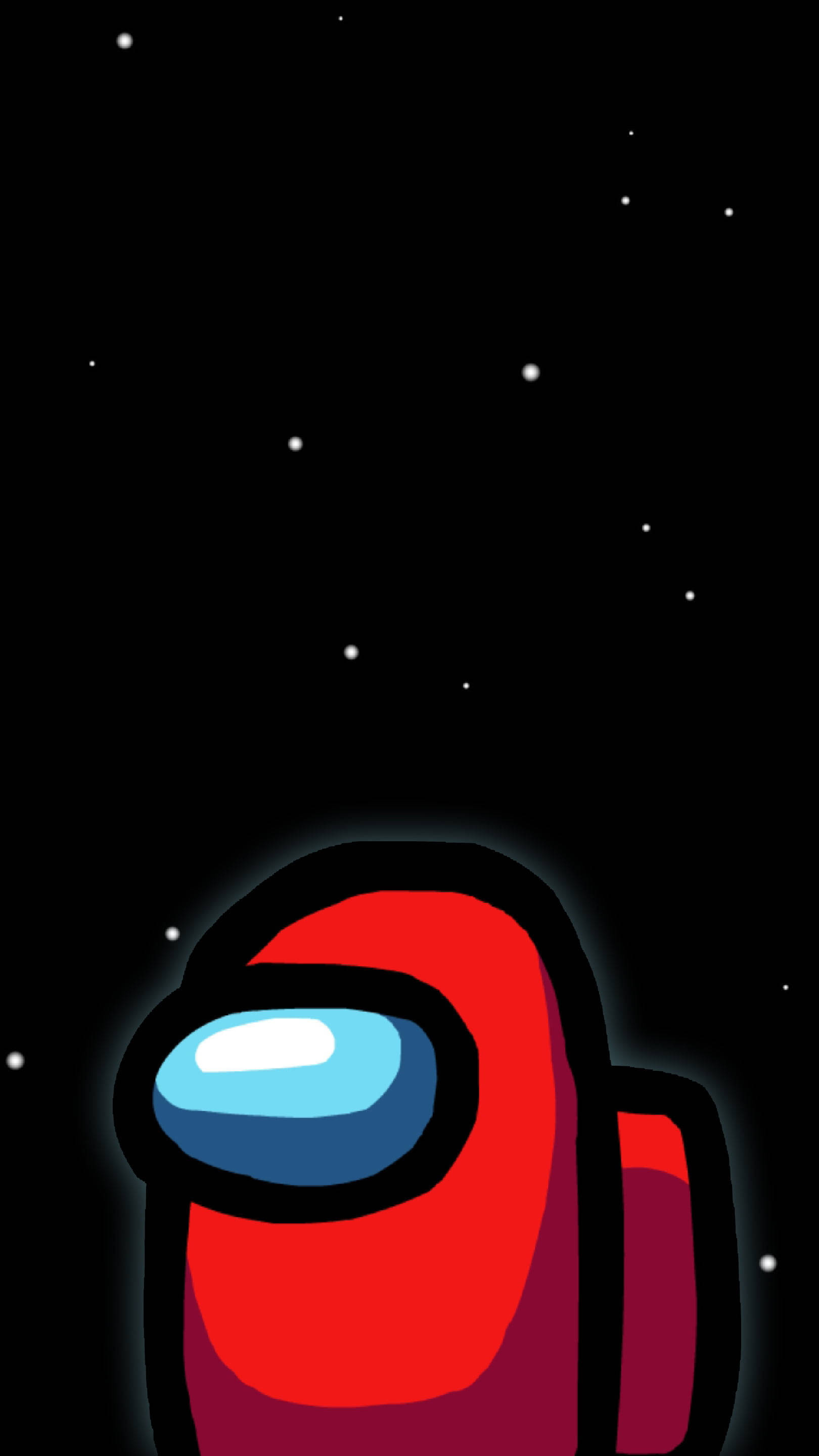 Among Us Red Wallpaper