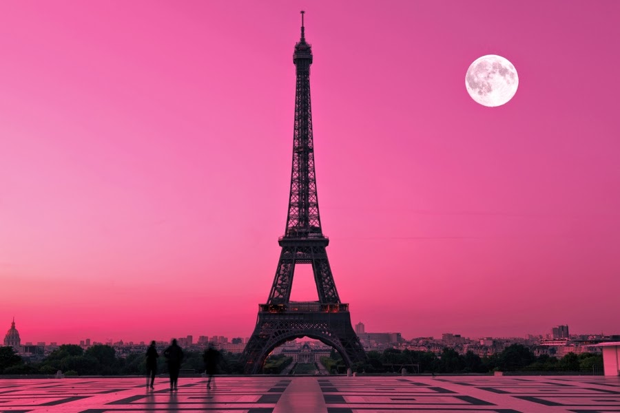 Eiffel Tower Pink Wallpaper Pictures
