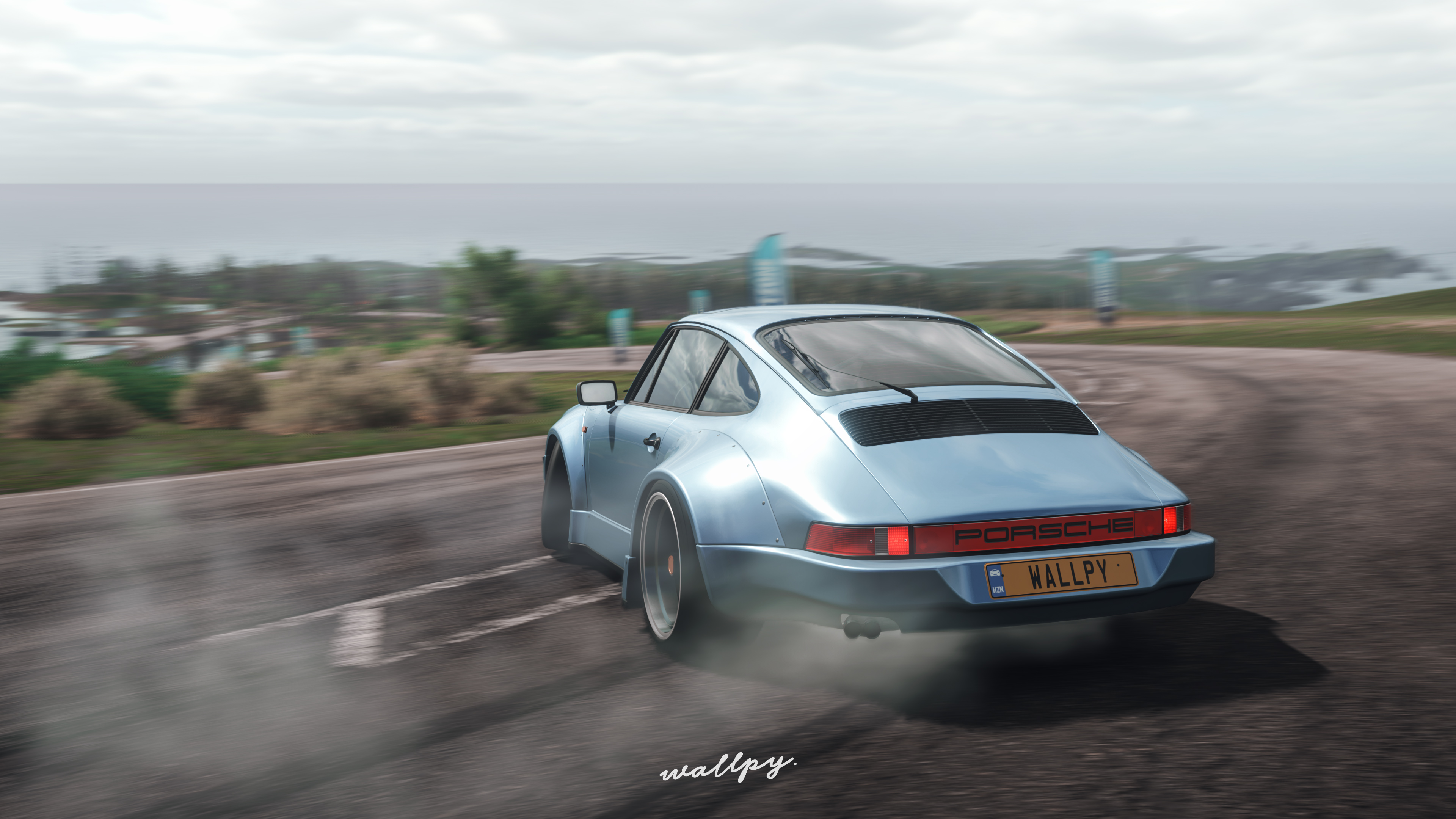 Porsche Drift Forza Horizon Wallpaper HD Games 4k