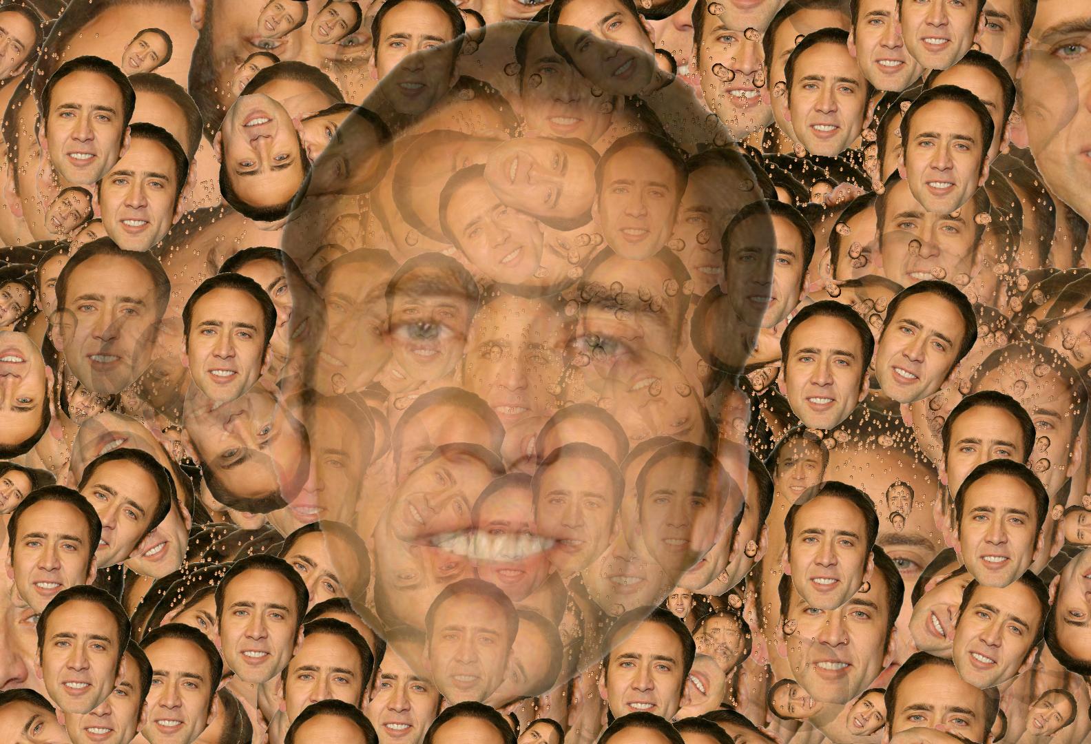 Nicolas Cage Creepy Wallpaper My New