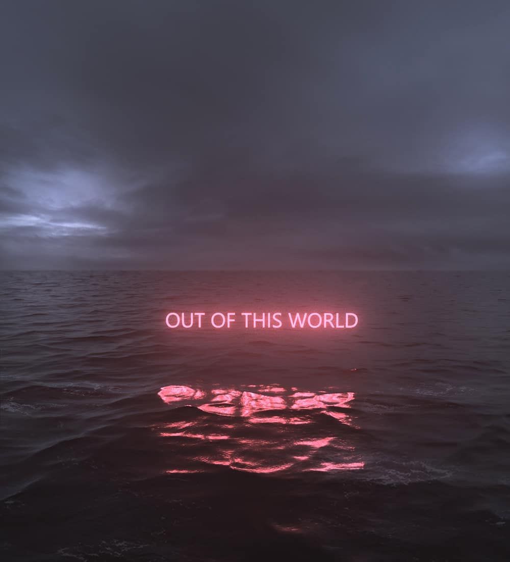 4 One Fubiz Media Purple Aesthetic Sky Quote Wallpaper