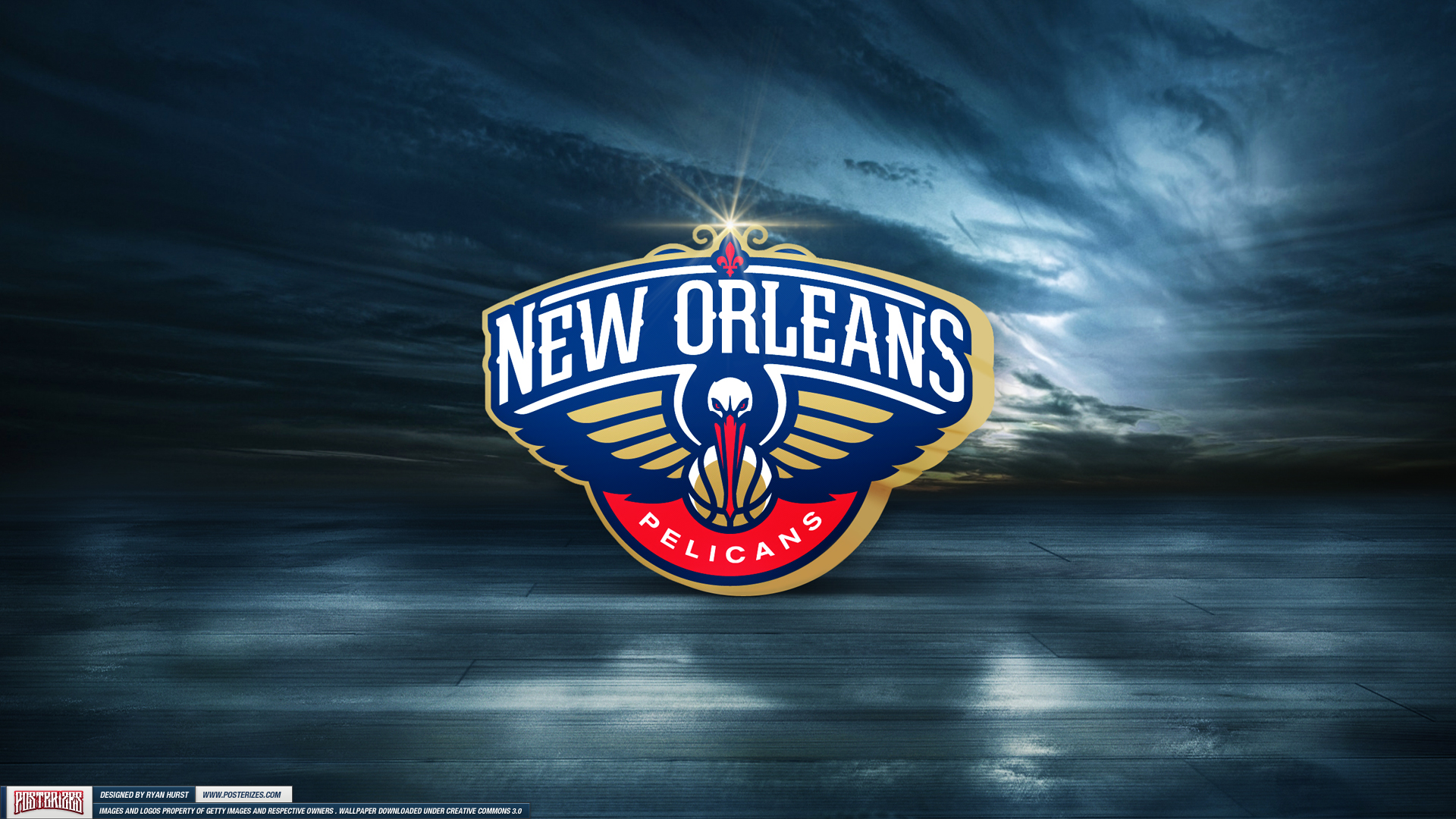 New Orleans Pelicans Logo Wallpaper Posterizes Nba