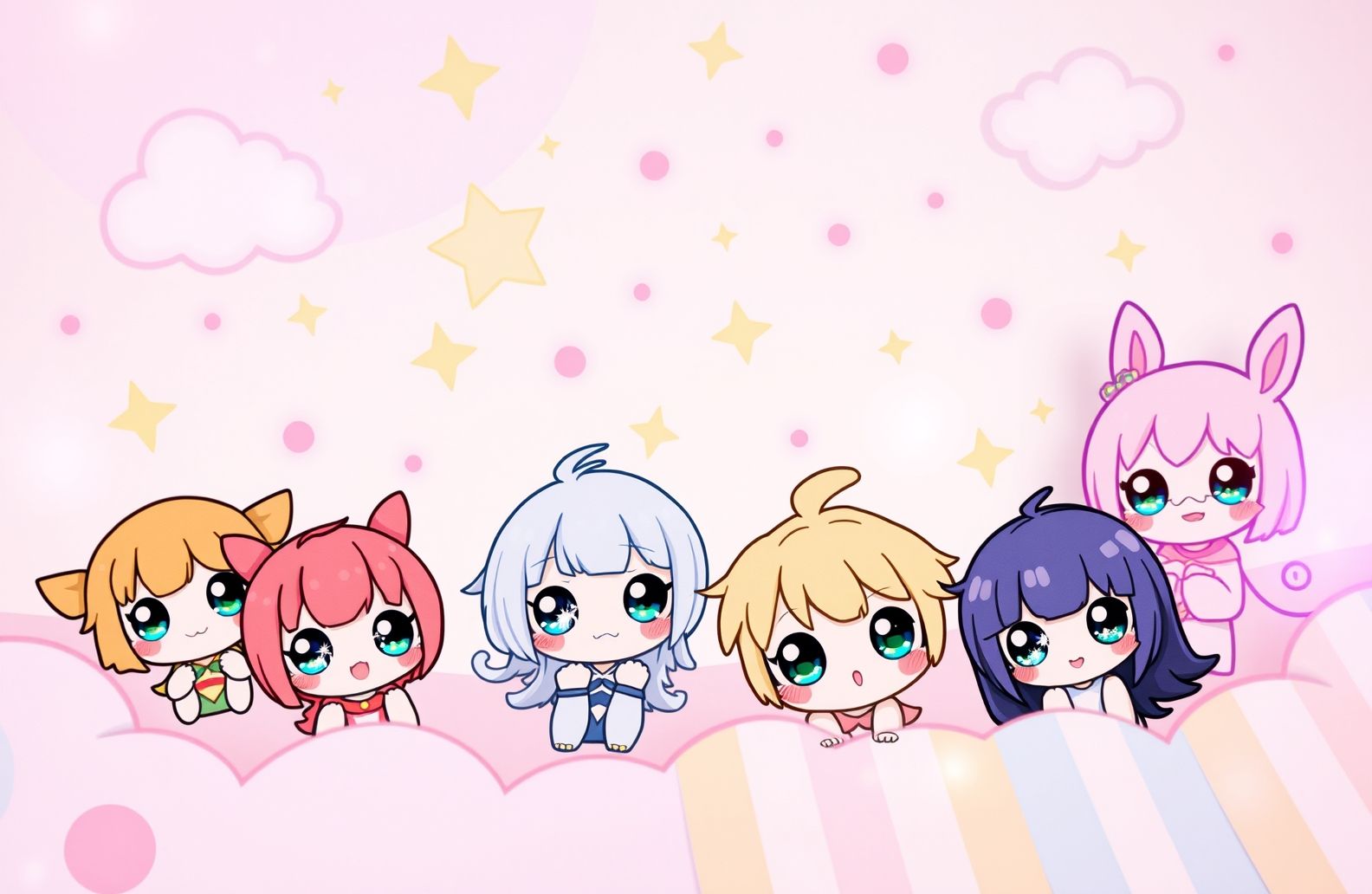 Cute Chibi Wallpaper