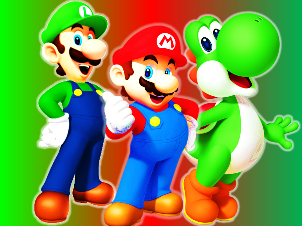 Mario Luigi And Yoshi Wallpaper By