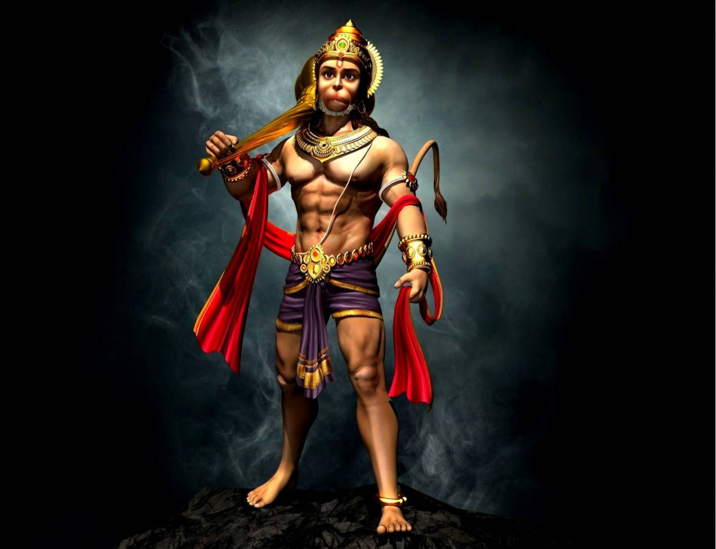 Angry Hanuman Wallpaper