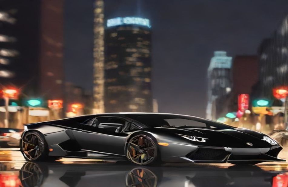 Black Lamborghini Wallpaper