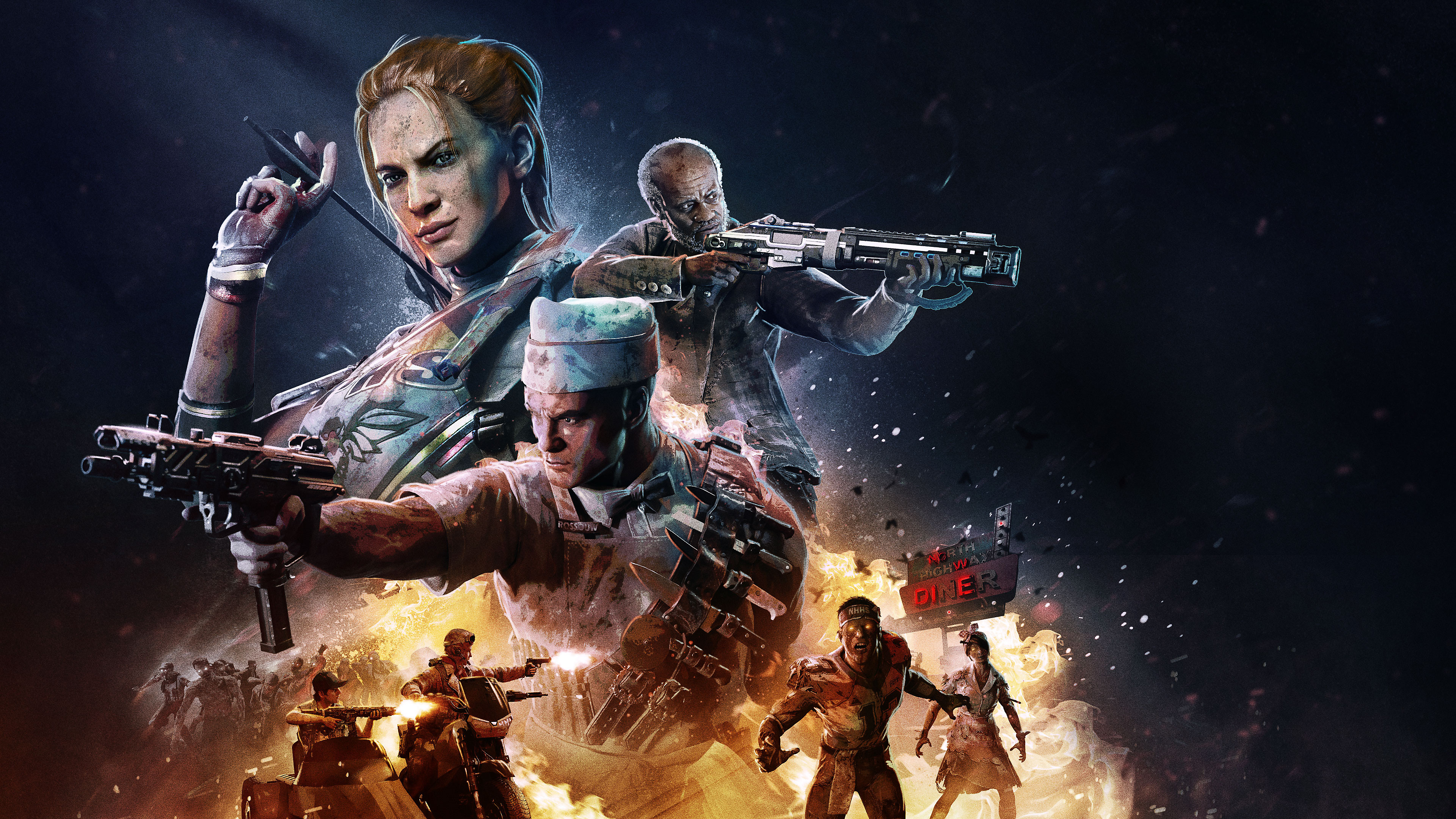 Call Of Duty Black Ops Operation Apocalypse Z Key Art Wallpaper HD Games 4k