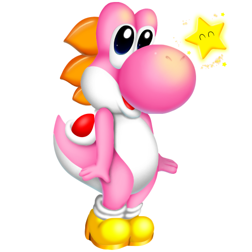 Yoshi Collab Pink By Bowser2queen