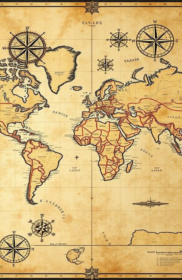 Vintage Map Wallpaper