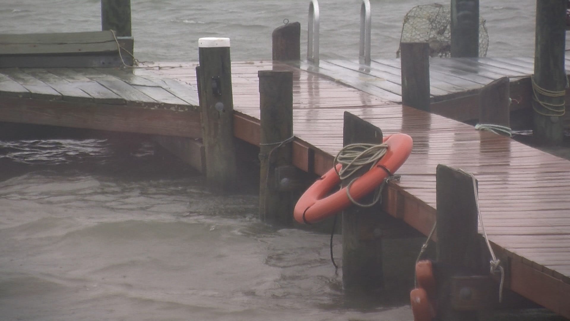 Hurricane Dorian Brings Strong Winds And Rain To Chincoteague Is
