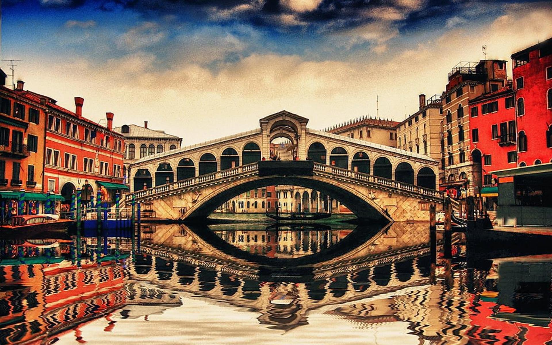 Rialto Bridge Venice Italy Wallpaper HD
