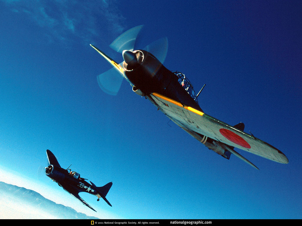 Midway Islands Wwii Fighter Planes Photo Of The Day Picture
