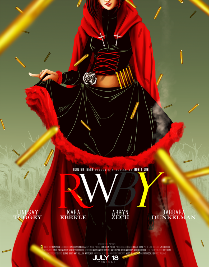Rwby Movie Poster By Synnesai