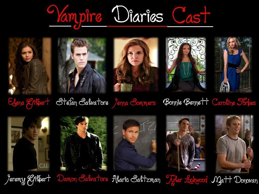 Vampire Diaries Cast Wallpaper Vampire diaries cast by hot