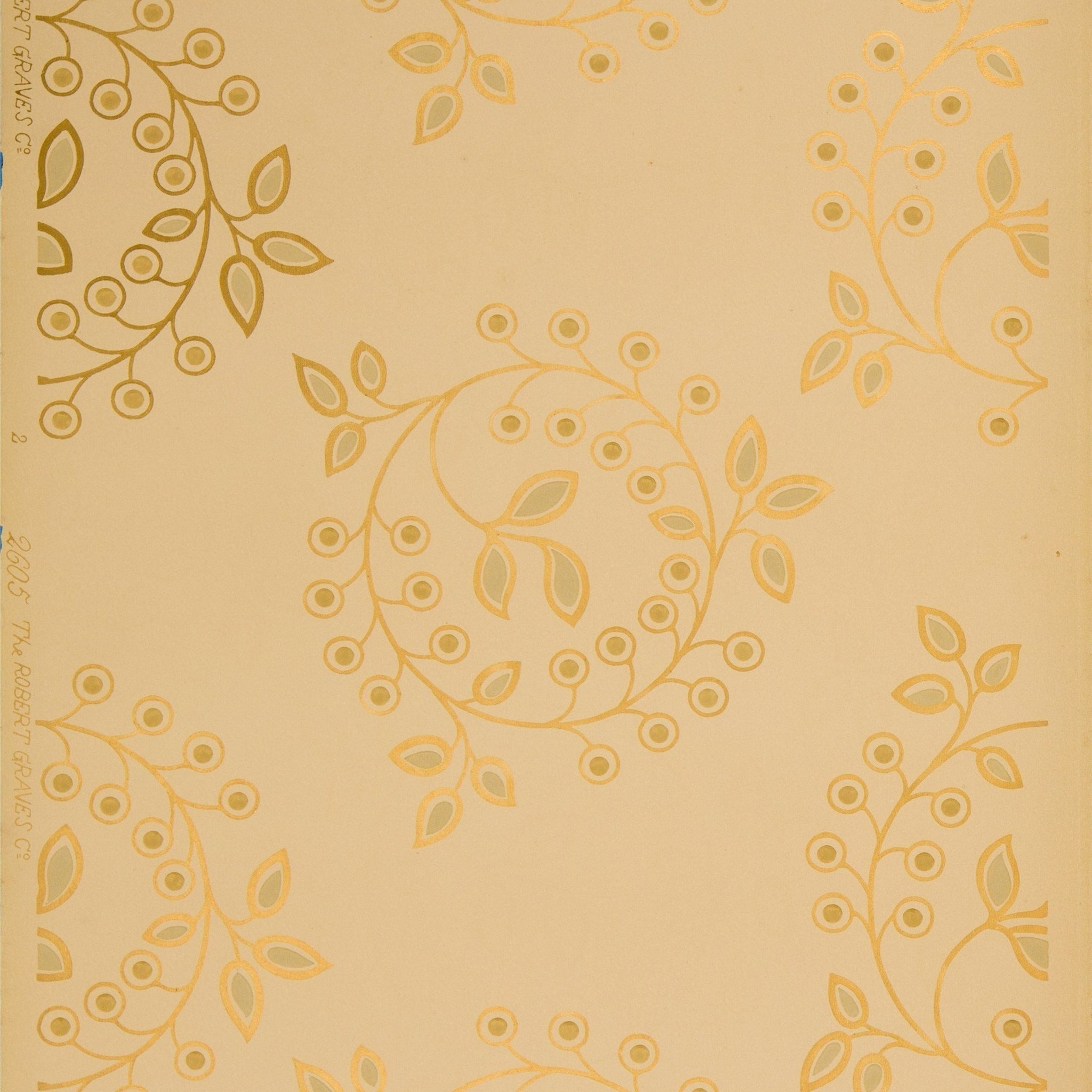 free-download-gilts-circles-of-stylized-leaf-formsantique-wallpaper