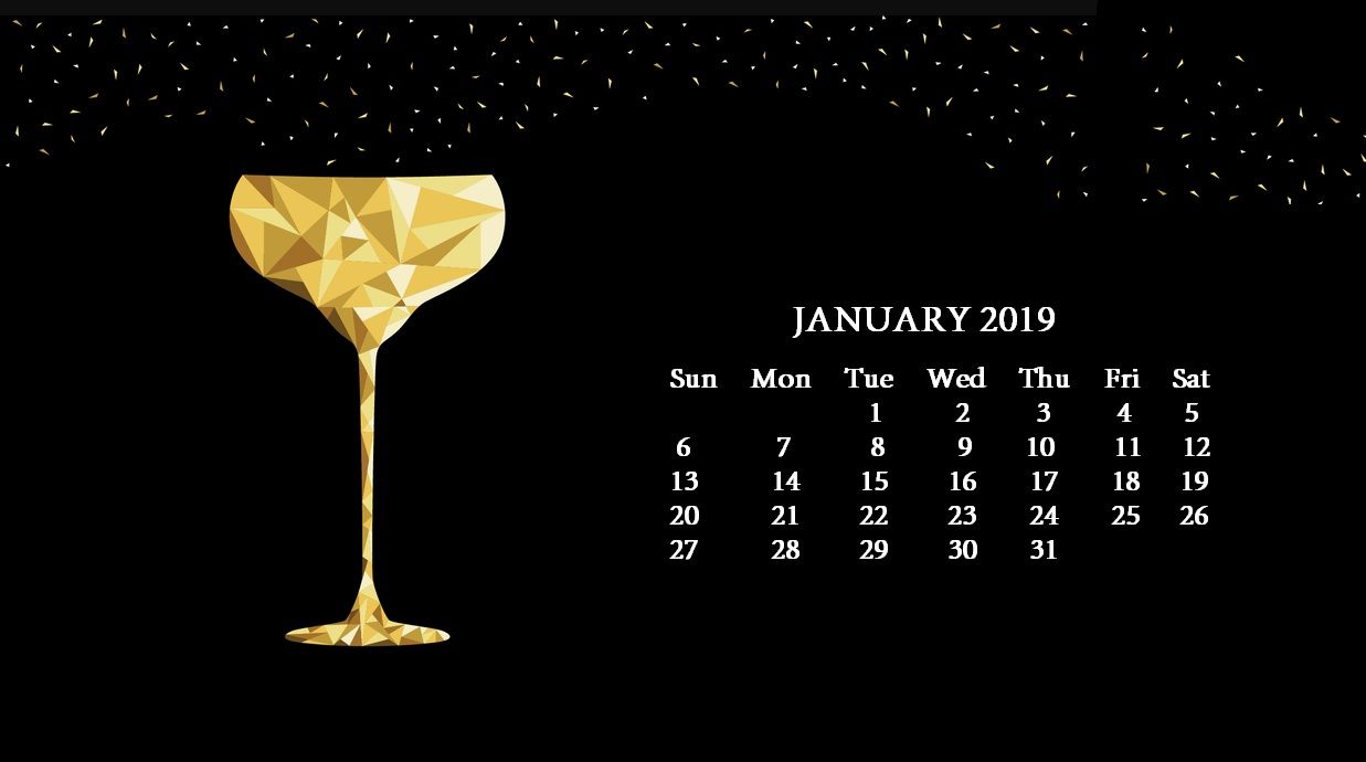 January Desktop Calendar Wallpaper Maxcalendars In