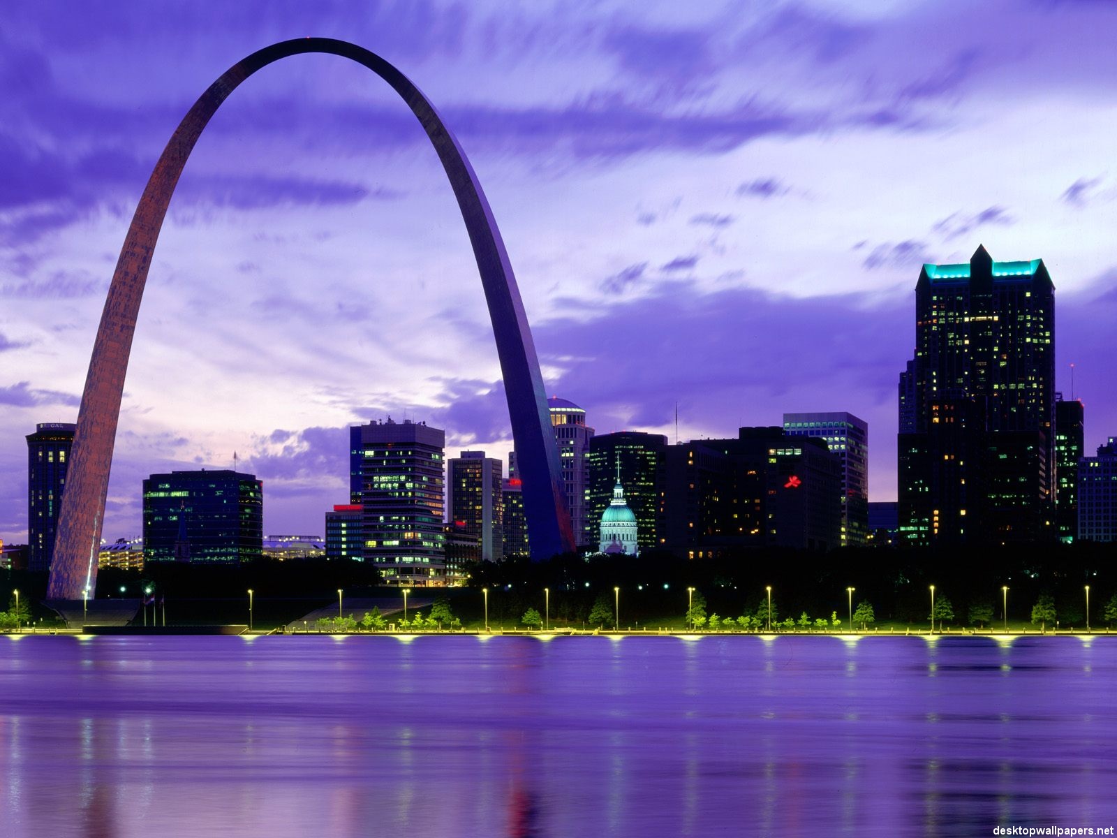 Skyline St Louis Missouri At Desktopwallpaper
