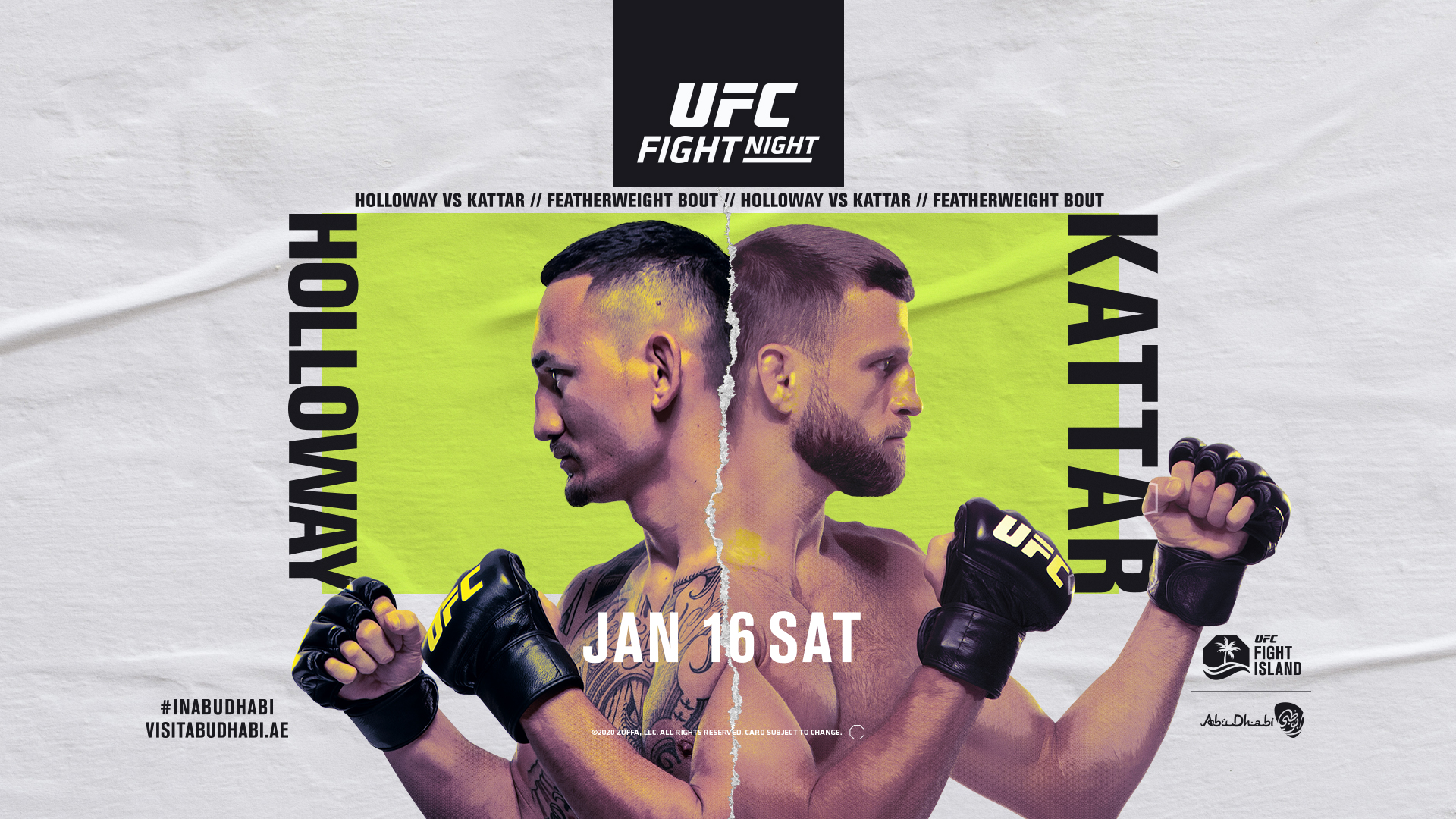UFC Fight Island 7 Main Card Summary   Holloway vs Kattar