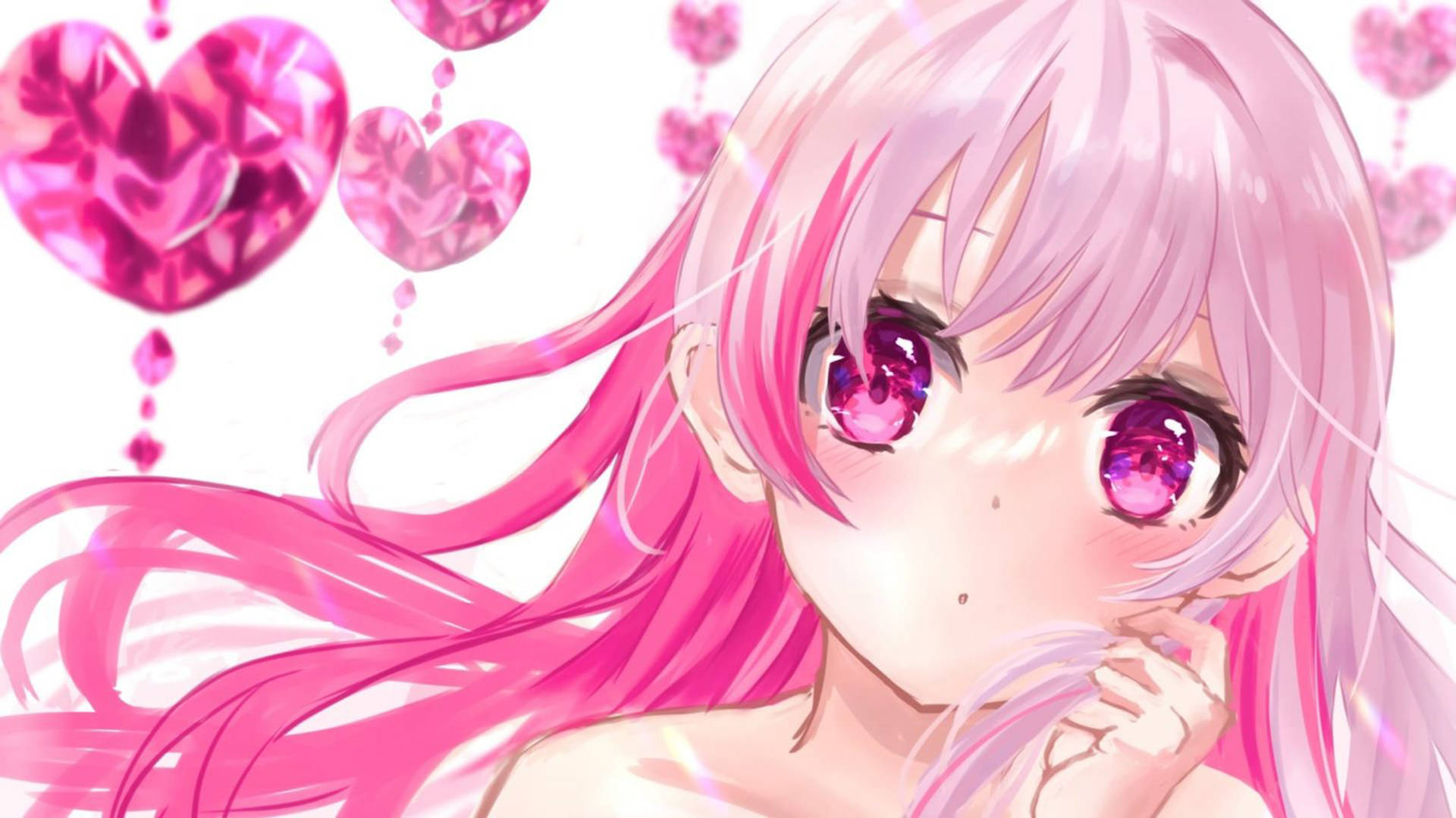 Pink Anime Aesthetic Wallpaper