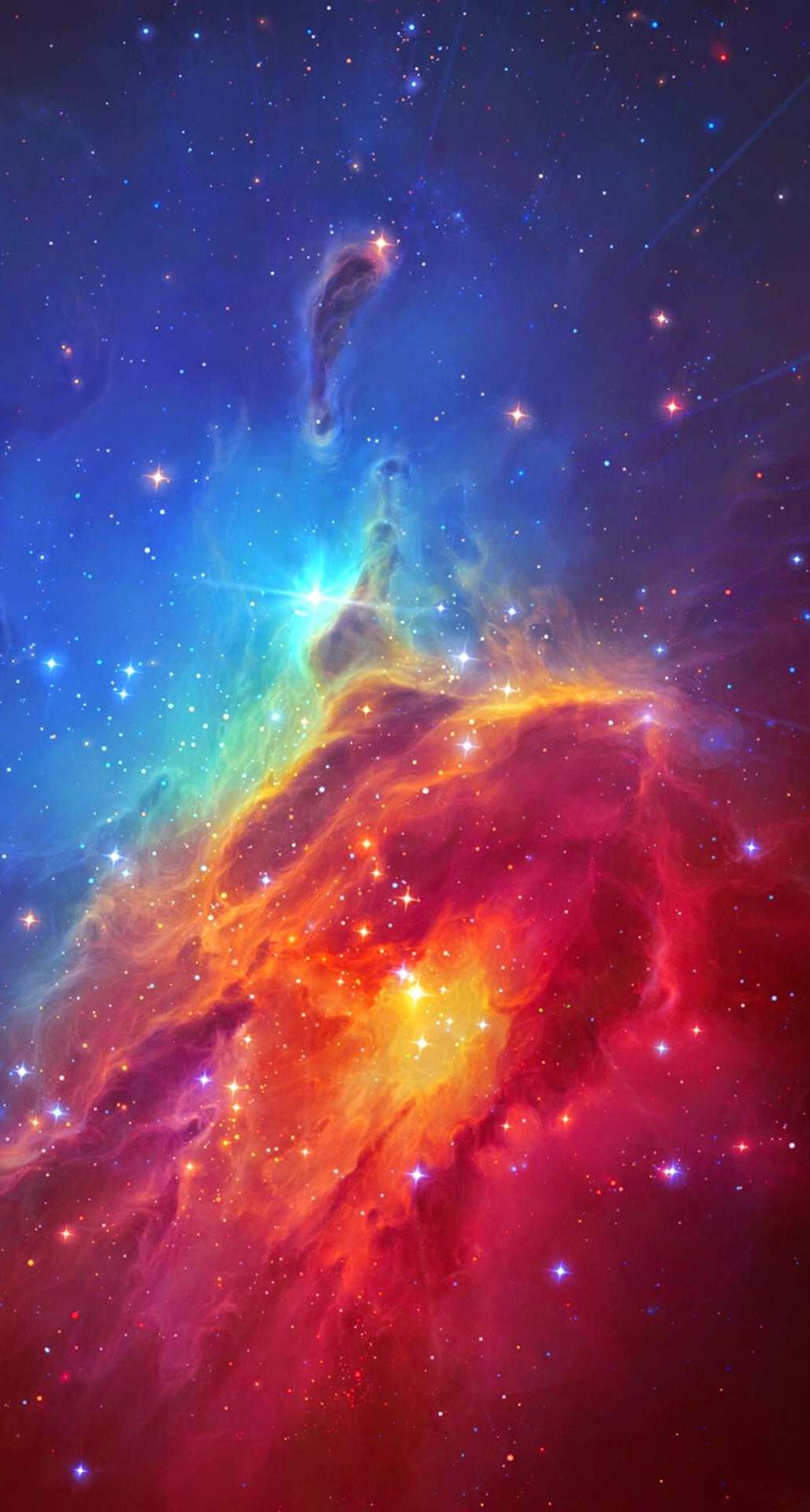 Colorful Space Nebula iPhone Plus HD Wallpaper Ipod