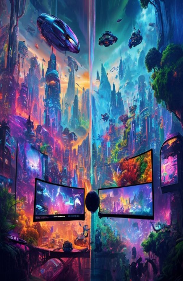 Video Game Dual Monitor Wallpaper