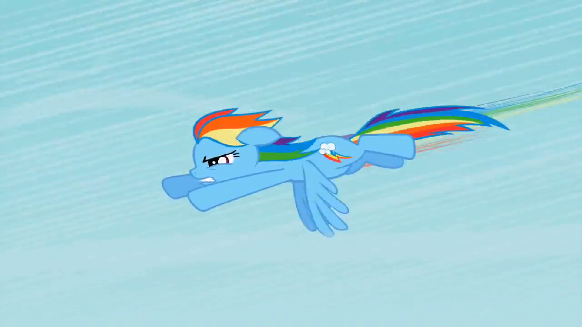 Rainbow Dash Sonic Rainboom Animation