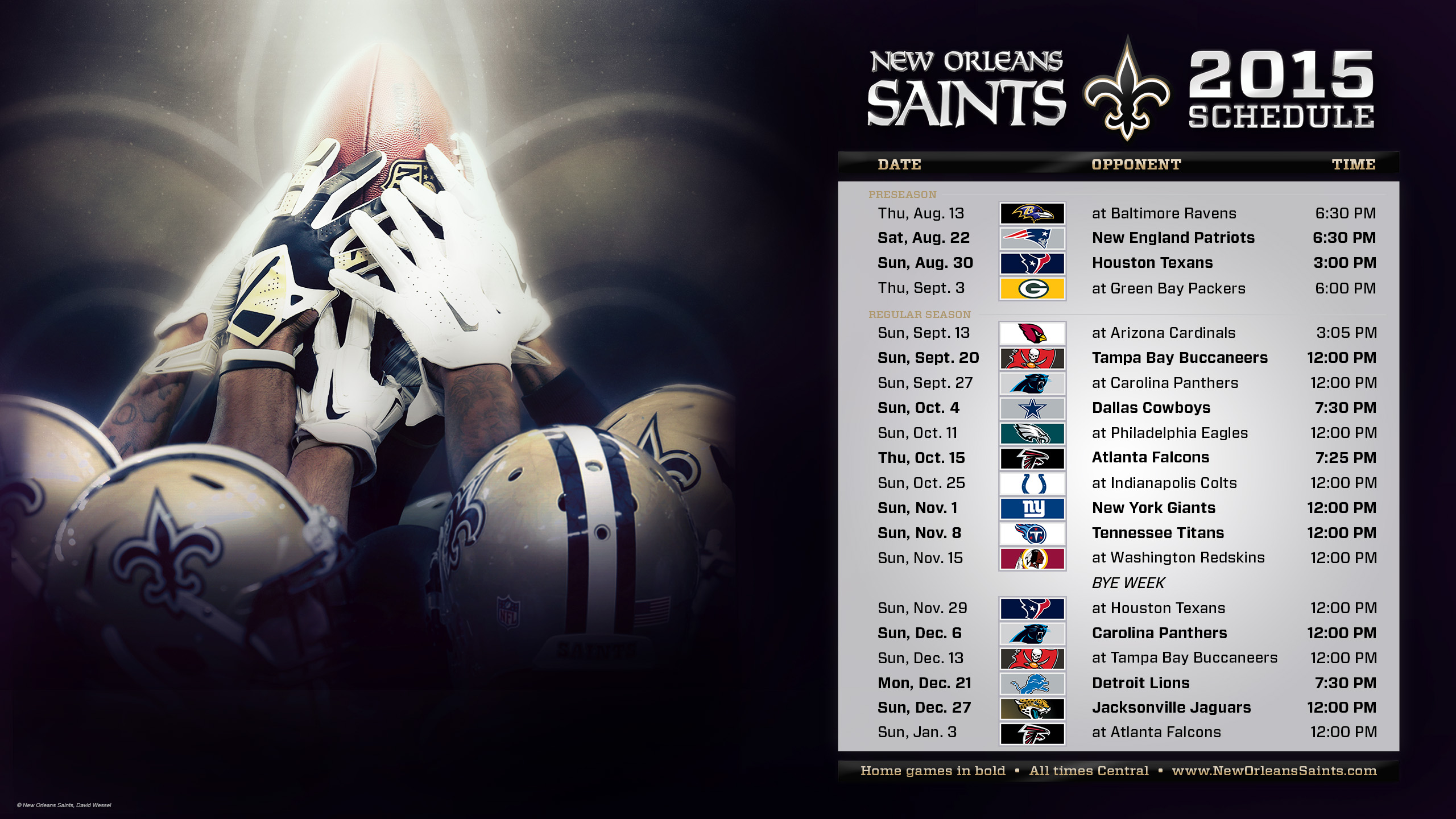 New Orleans Saints Helmet Wallpaper
