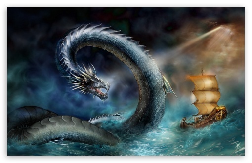 Sea Dragon HD Desktop Wallpaper High Definition Fullscreen