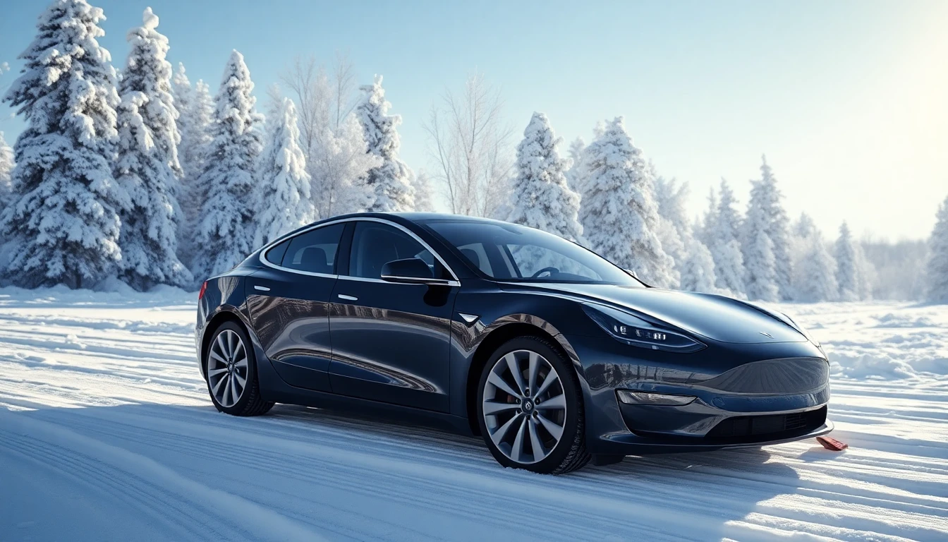 Tesla Winter Wallpaper