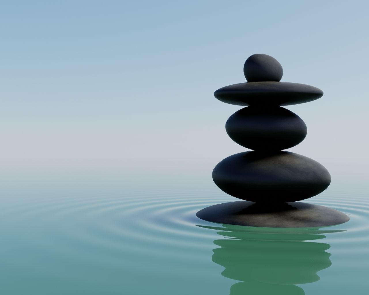One Thought Leads To Another Be Mindful Zen Background