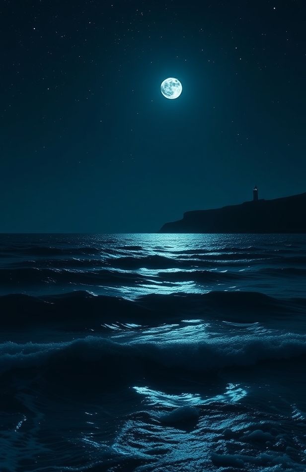 Night Ocean Wallpaper