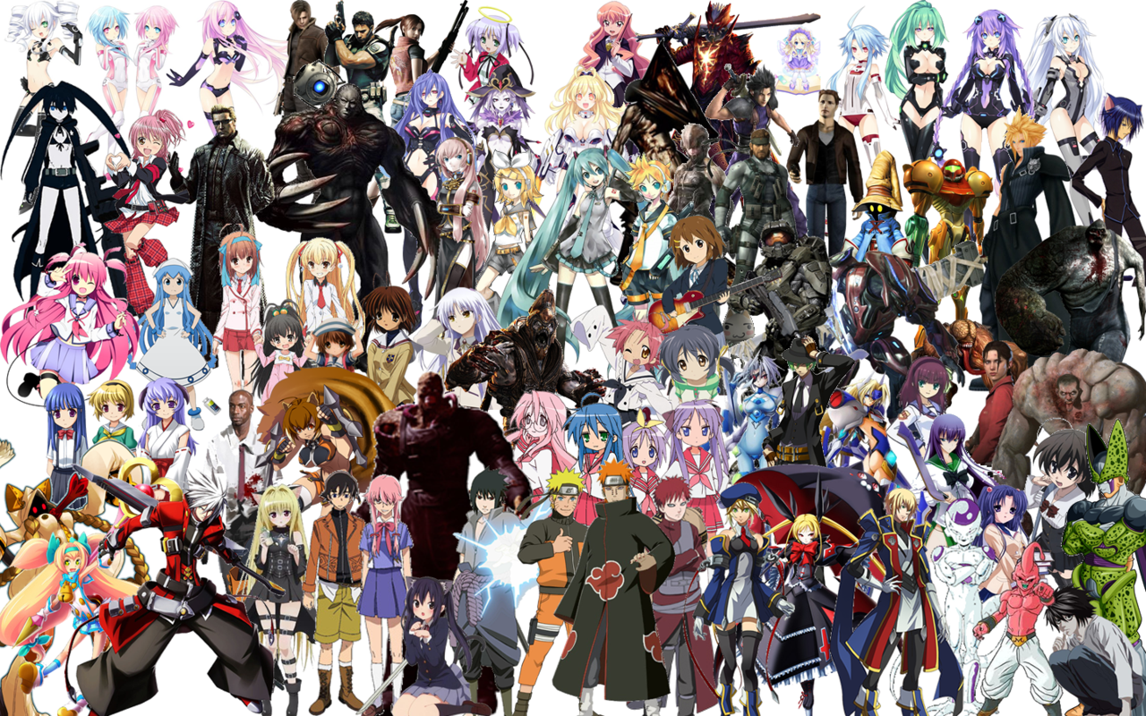 Favorite GameAnime Characters by XxReignDarknessxX 1280x800