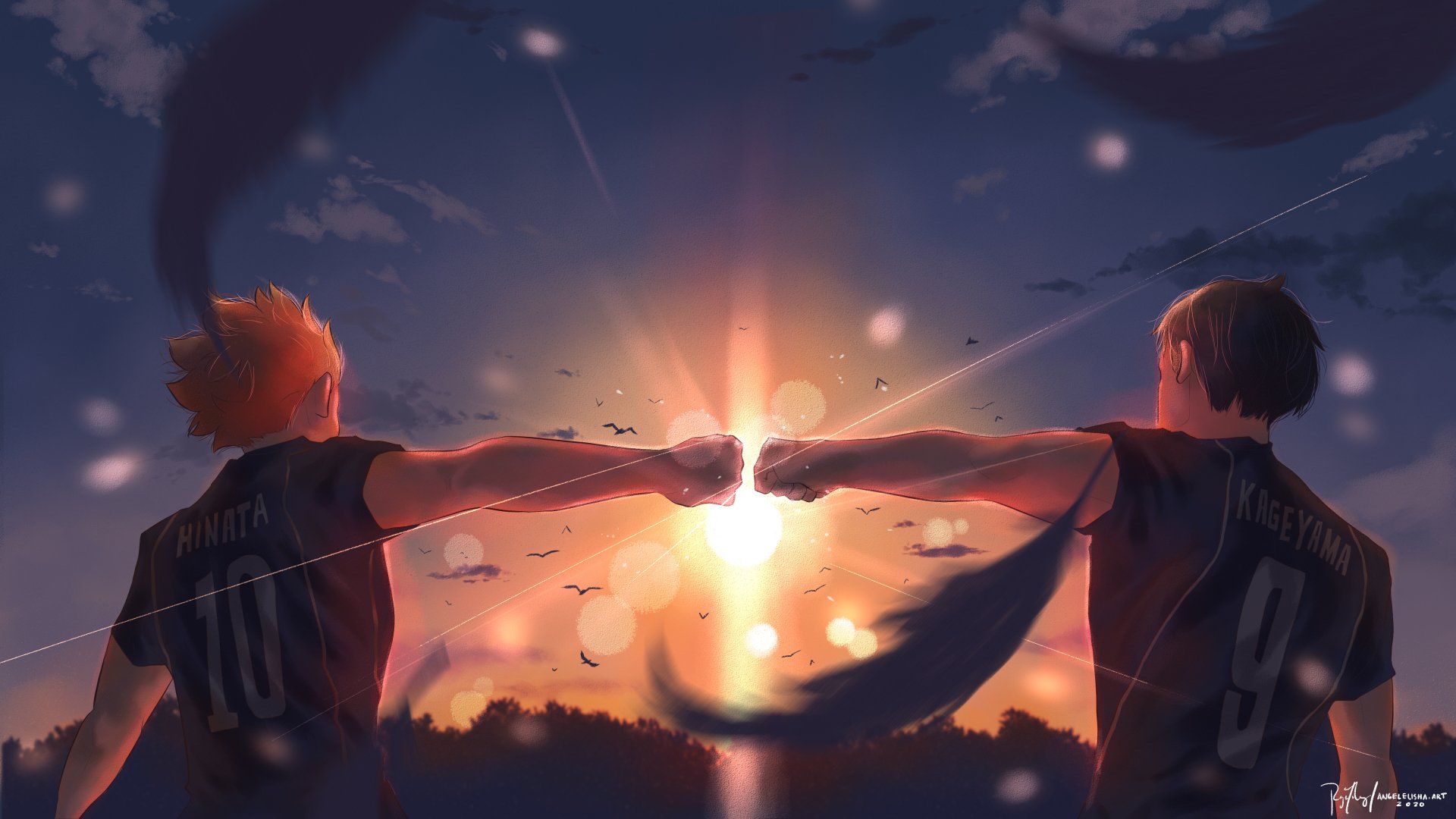 Haikyu Tobio Kageyama Shoyo Hinata HD Anime Wallpaper