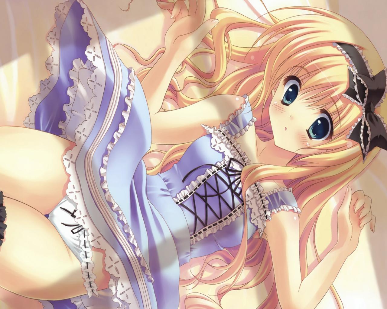 Panties Ecchi Anime Girls HD Wallpaper Manga