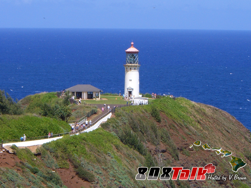 K Lauea Lighthouse Is Located In On The Island Of Kaua