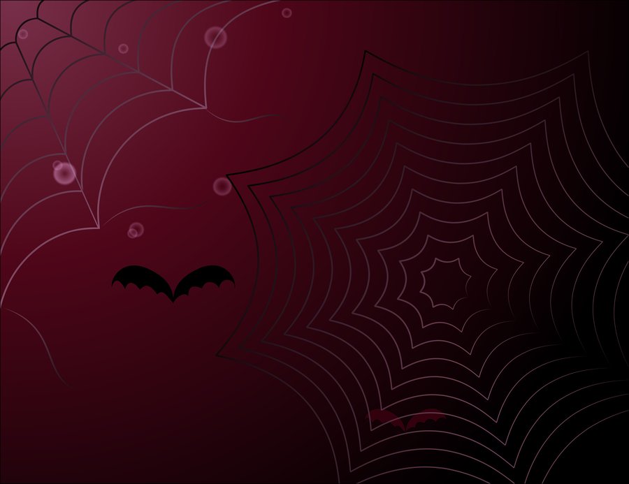 Background With Spider Web By Tumana Stock