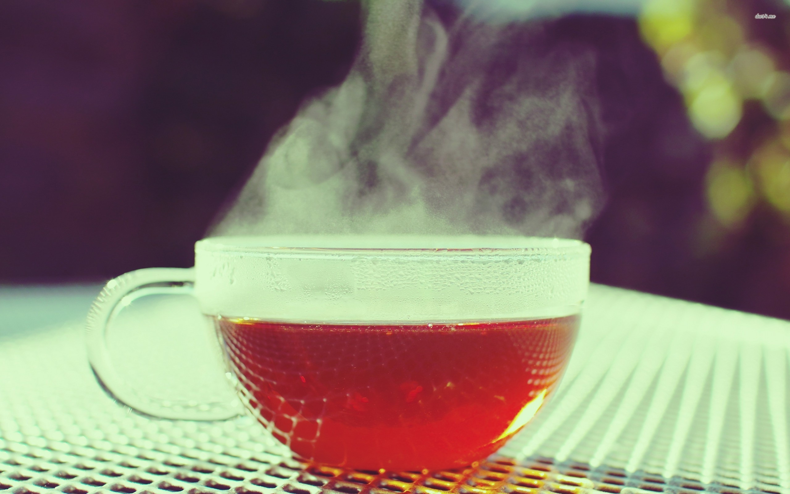Steaming Hot Cup Of Tea HD Desktop Mobile Wallpaper Background