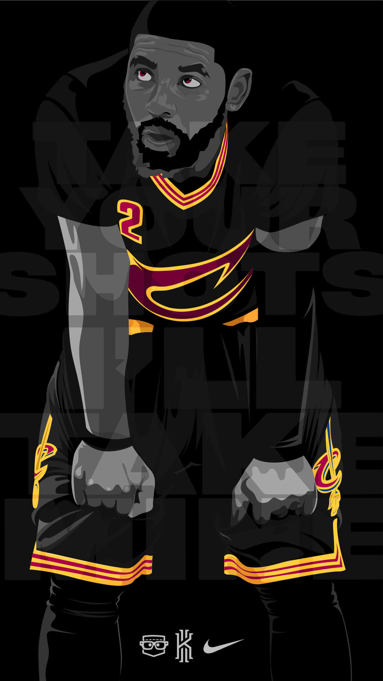 Kyrie Irving Sporting New Look With His Cool Swagger Wallpaper