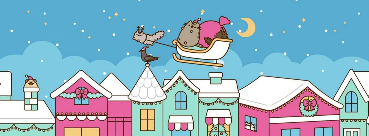 Pusheen The Cat Have yourself a Merry Christmas with a lot of