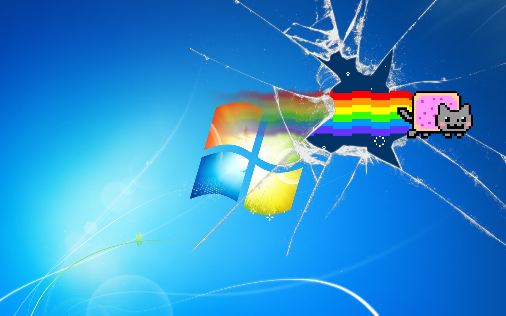 Windows 7 Broken wallpaper 140432