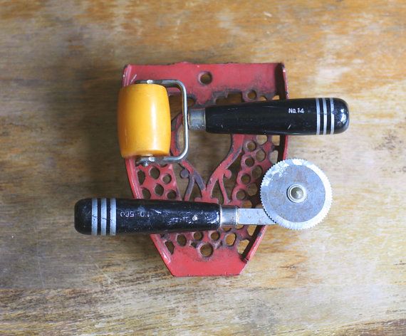 Hyde Bakelite Wallpaper Seam Roller Brayer And Cutter Leather Too