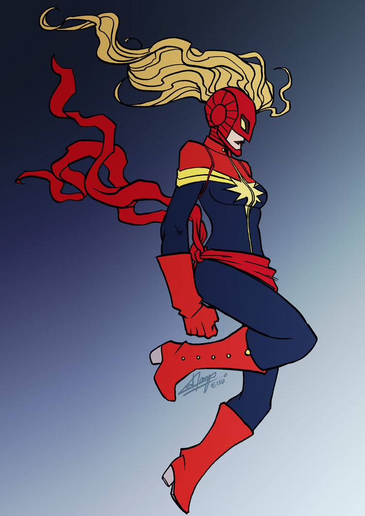 Captain Marvel Carol Danvers By Eisu