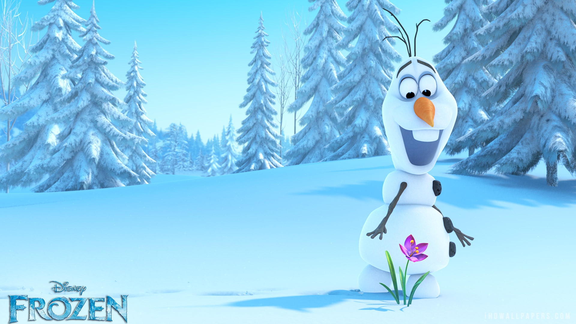 Olaf in Frozen Wallpaper