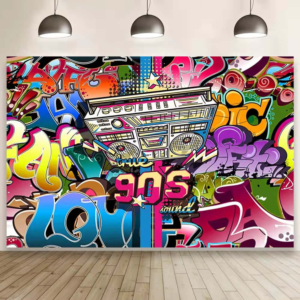 90s Theme Background Wallpaper