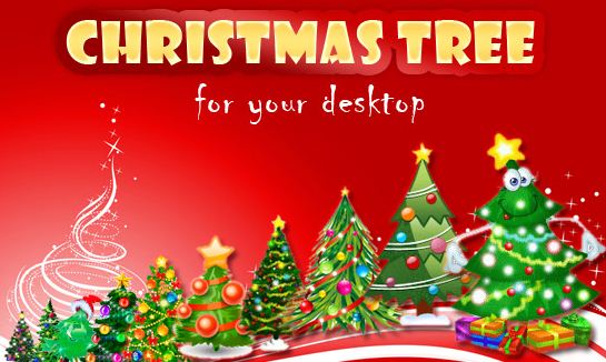 Desktop Christmas Tree With Blinking Lights